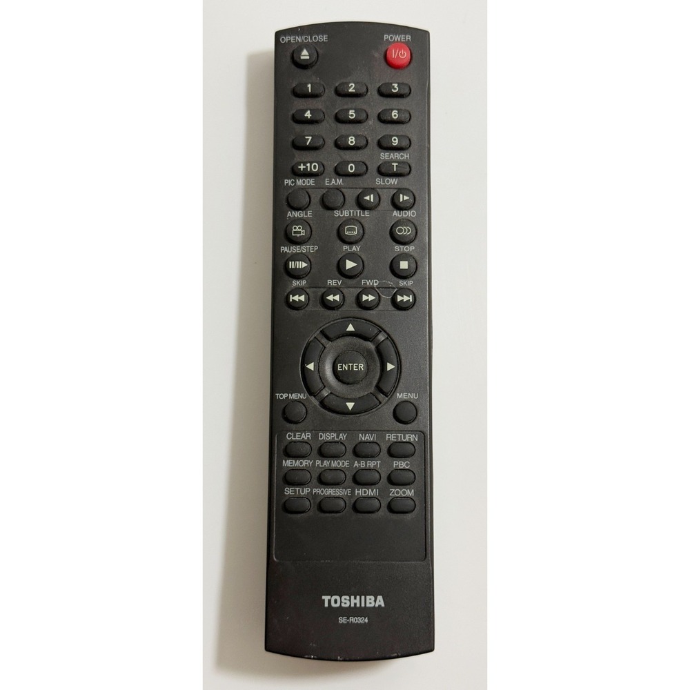 Toshiba SE-R0324 Remote Control For‎ DVD Player
